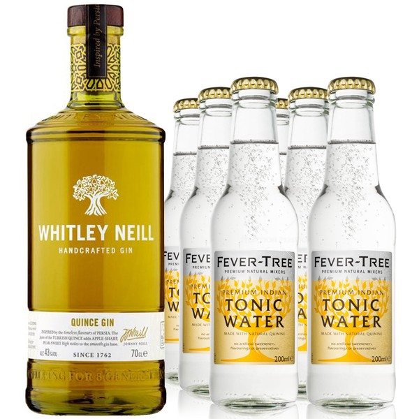 Whitley Neill Quince Gin Tonic Gift Set 0.7L